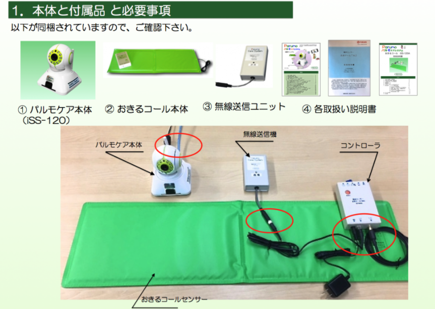 【好評在庫あ】介護用品　iSS-120シリーズ　パルモケアシステム ;S00023; 防犯カメラ